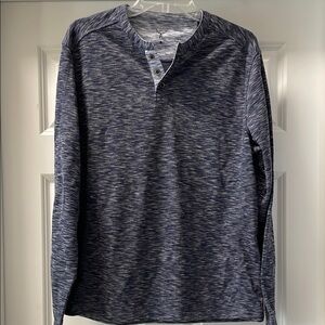 Nicoby Men's Blue Henley Shirt‎ size medium New